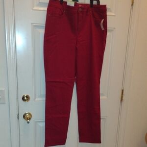 Women's Red Jeans